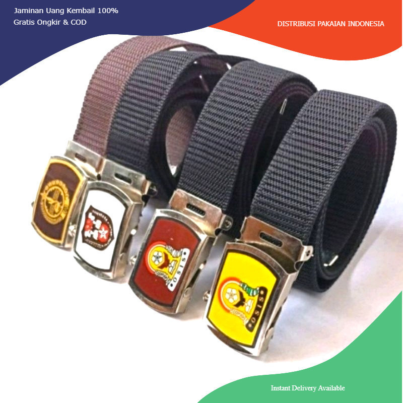 Terlaris Sabuk Gesper Ikat pinggang Anak sekolah SD SMP SMA PRAMUKA Perlengkapan sekolah Termurah