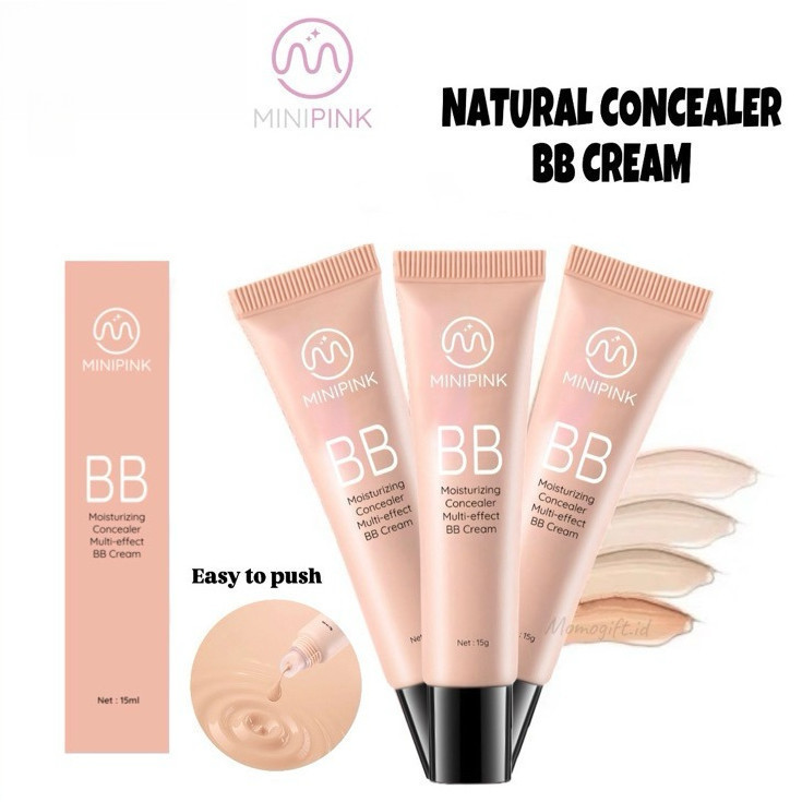 15 ML BB Cream Make Up Moisturizing Base Multi Effect Hydrating Natural MINIPINK I Bonkis Shop