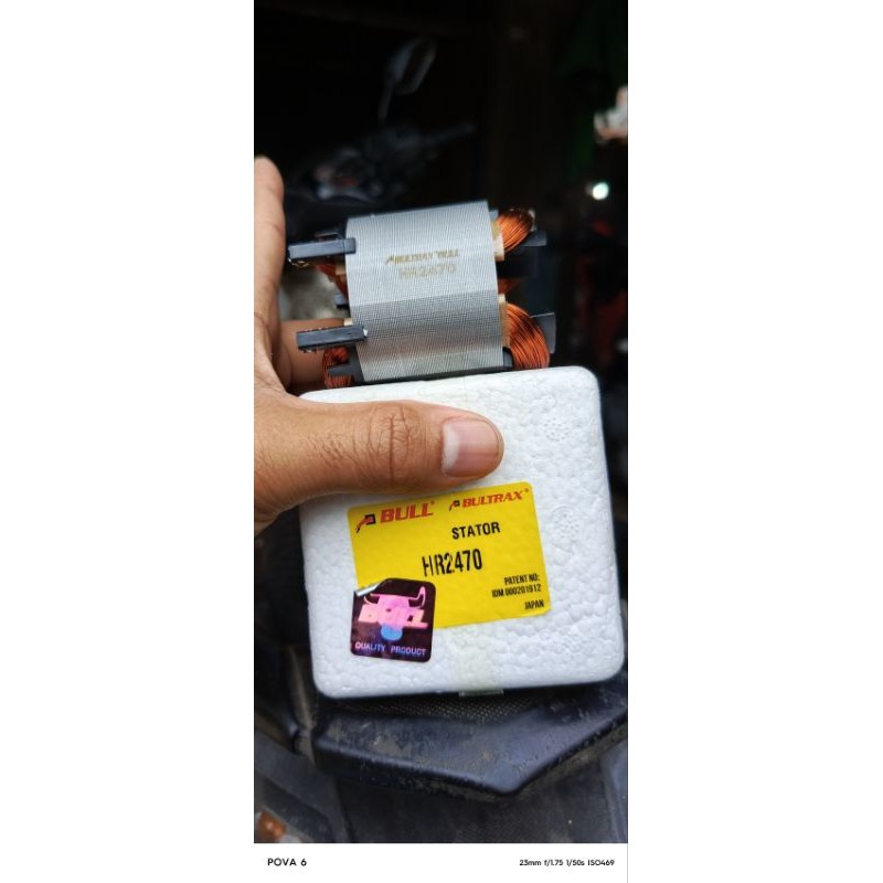 Stator bull HR2470 for mesin bor drill rotary hammer makita