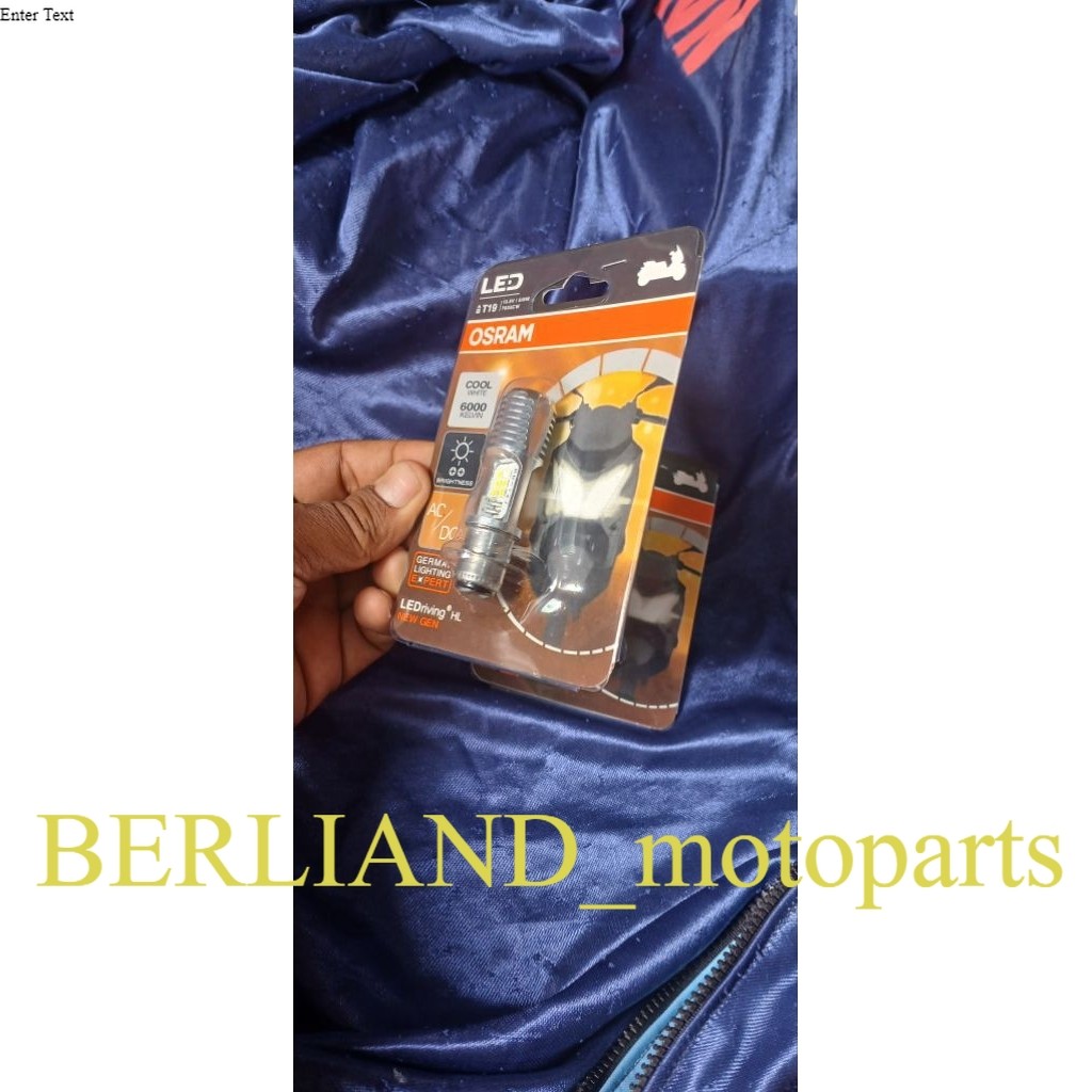 BOHLAM LED MOTOR LAMPU BOHLAM DEPAN LED OSRAM putih motor beat fi vario GRAND SUPRA mio m3 vega
