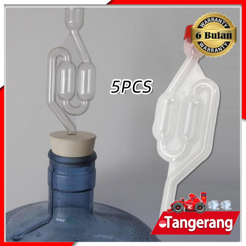 Katup Airlock / Home Brew Wine Fermentasi / Airlock Check Valve / Fermentasi Wine Bir