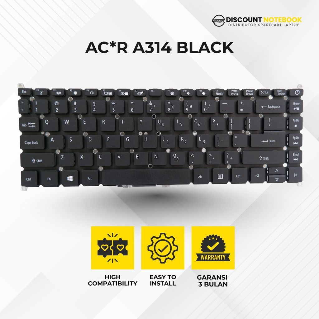 KEYBOARD LAPTOP ACER Aspire 3 A314-31 A314 [GARANSI 3 BULAN]