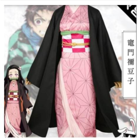 COSTUME KIDS COSPLAY NEZUKO KIMETSU NO YAIBA HAORI - haori, XL