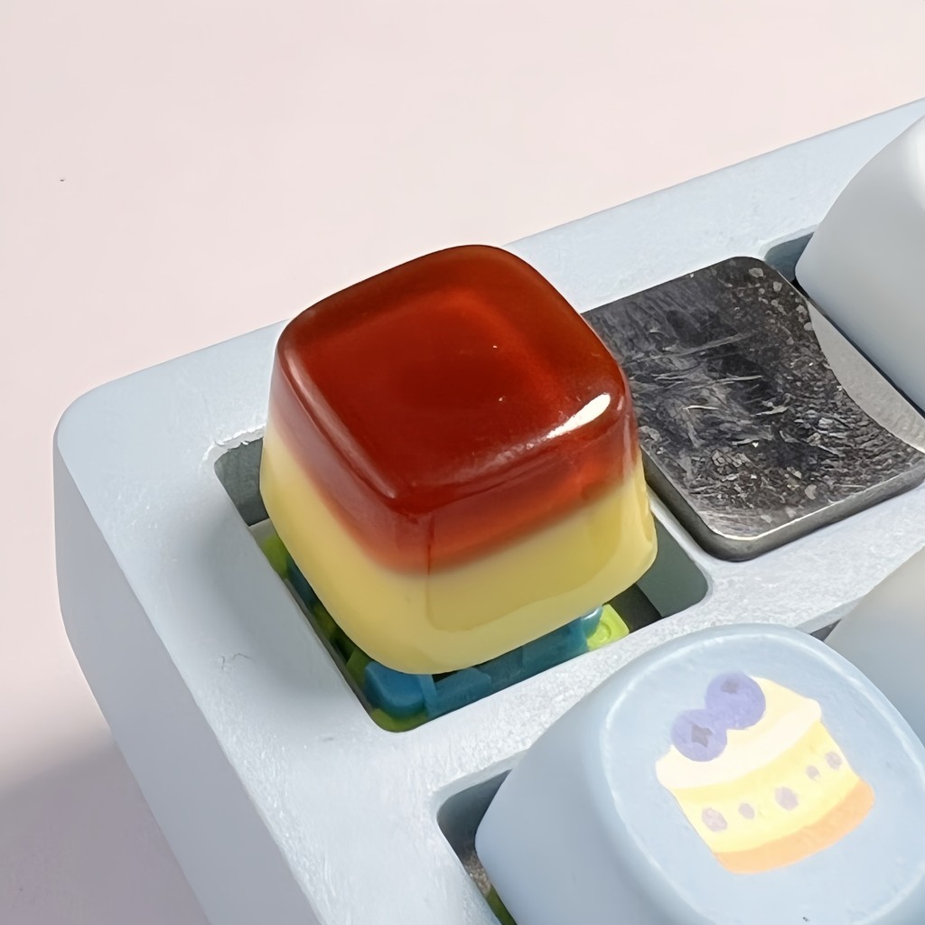 3D Jelly Drop Glues Puddings Keycap Resin Keycap for Mechanical Keyboards Key cap