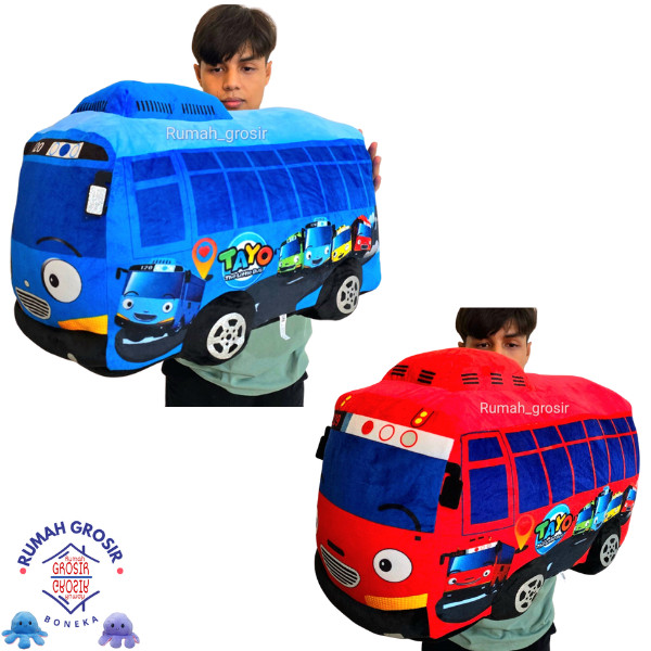 (Rumah Grosir Boneka) Boneka Tayo Bus Jumbo Besar