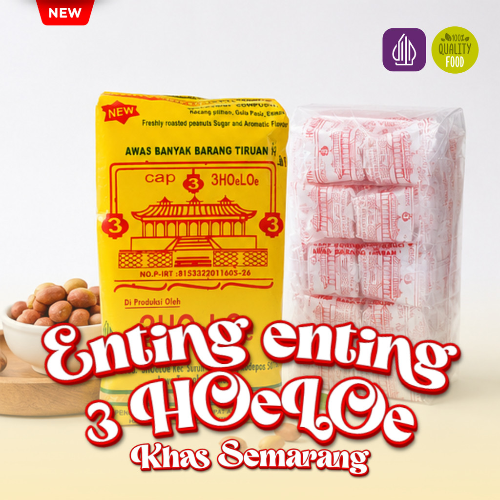 Enting-enting Gepuk Kacang Holo 3 Oleh oleh Khas Semarang Enak Gurih