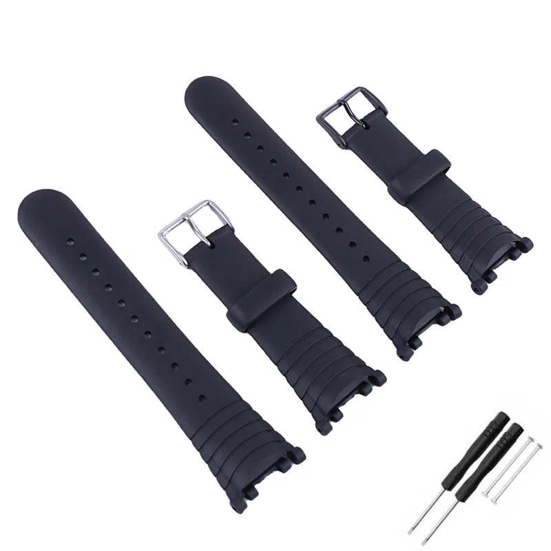 Men's Rubber wat band buckle accessories compatible with Suunto vector sports silicone wat strap wri