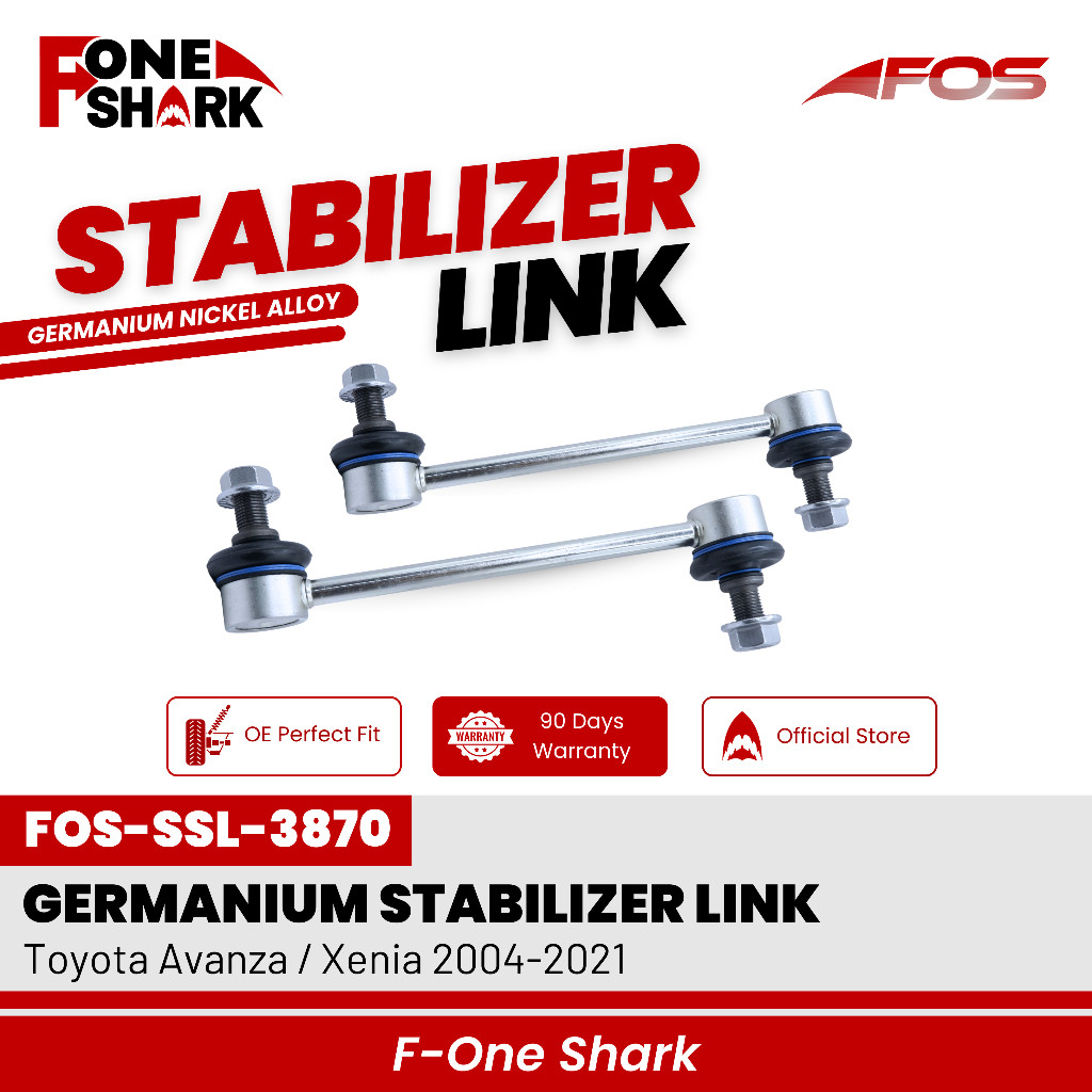 F-One Shark FOS Front Sway Bar Link Stabilizer Link Stabil Toyota Avanza / Xenia 2004-2021 Premium Q