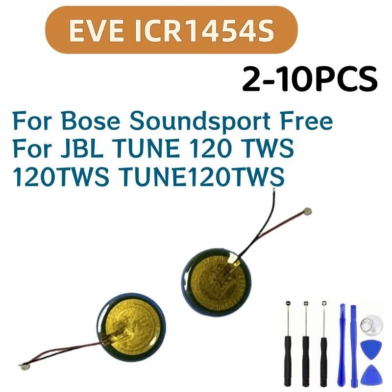 210PCS 37V ICR1454 CP1454 85mAh For JBL TUNE 120 TWS 120TWS TUNE120TWS Bluetooth Wireless Headset Re