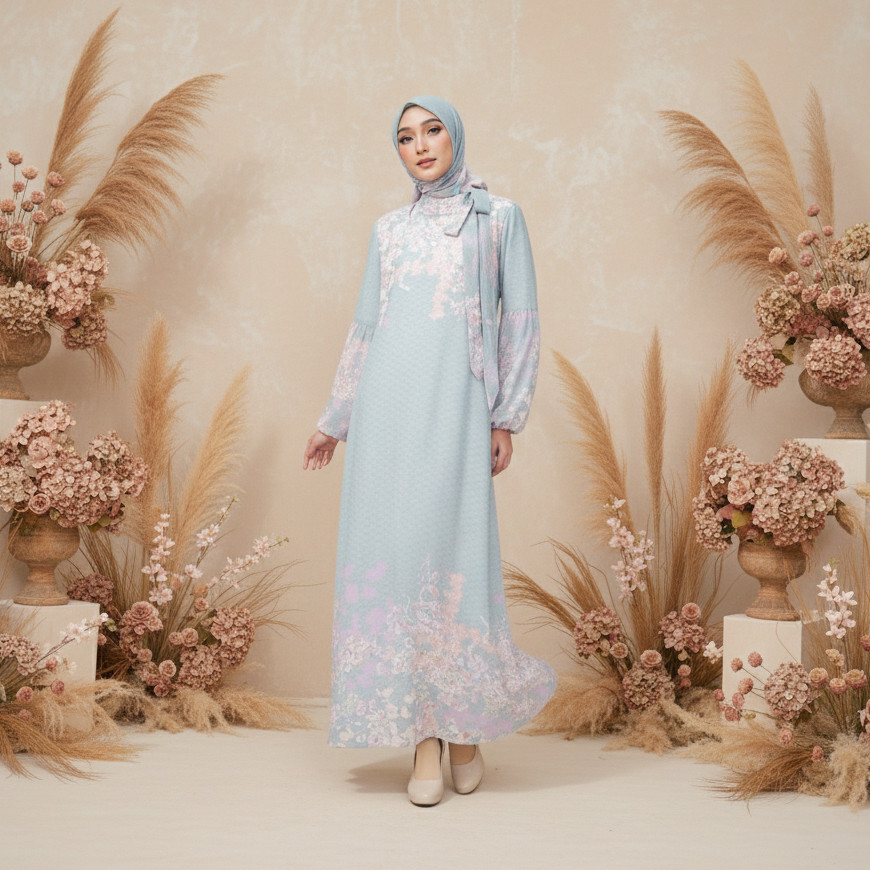 Mimamim Hijab - Dress Kerena Ceruty Premium