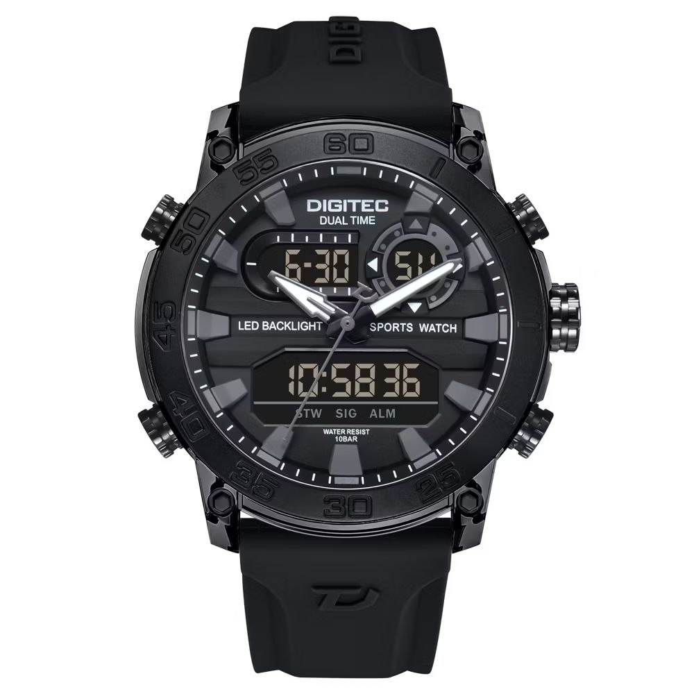 JAM TANGAN PRIA DIGITEC 2272 ANALOG DIGITAL ORIGINAL