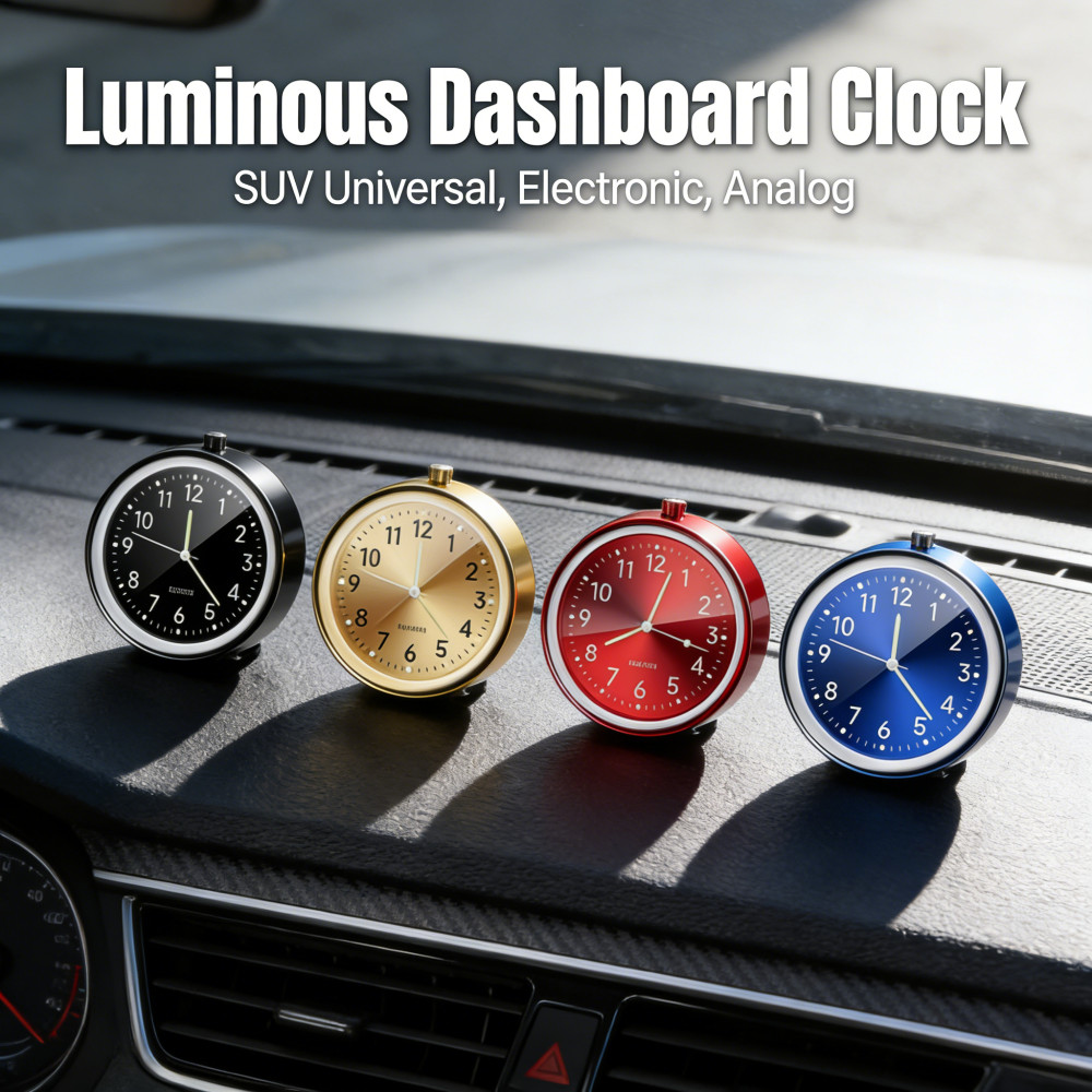 Mobil Dashboard Tempel Analog Jam Digital SUV Mobil Jam Elektronik Mobil Universal