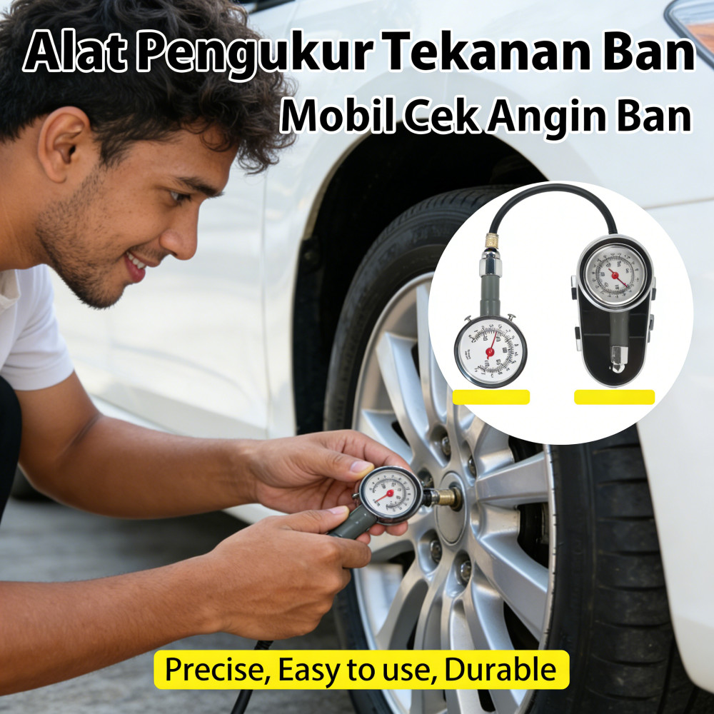 Alat Ban Mobil Angin Ban Ukuran Ban Gauge Pressure Tire