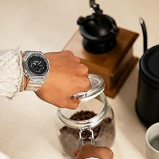 Watch- Casio G-Shock Ga-2100Ske-7Adr / Gshock Ga2100Ske-7A Skeleton Series