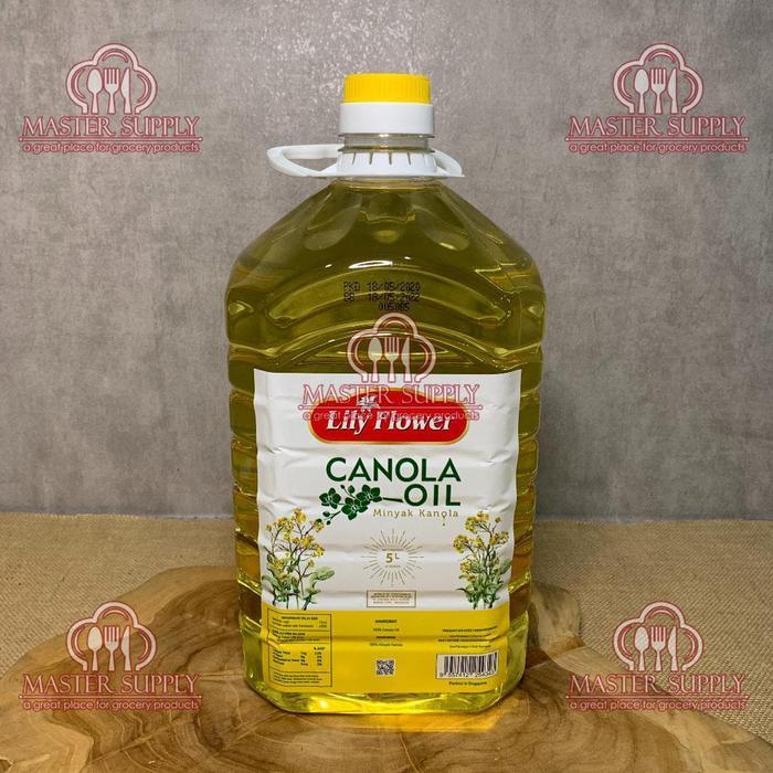 CANOLA OIL LILY FLOWER 5L/ MINYAK CANOLA / CANOLA OIL