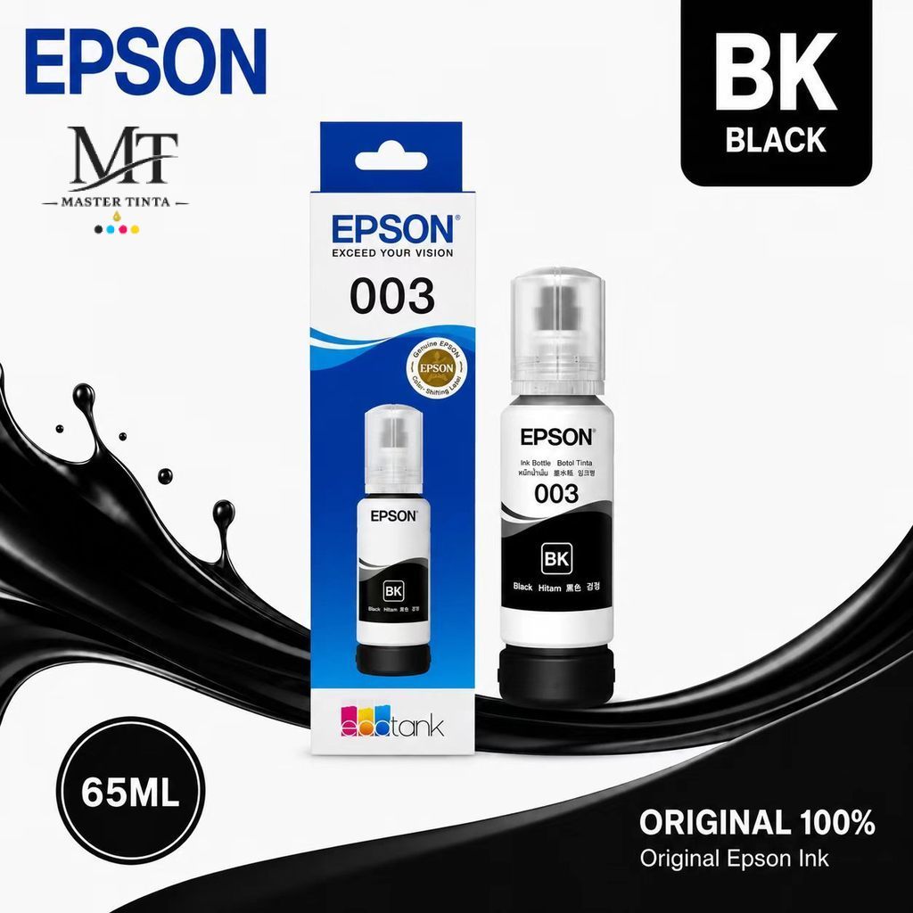 TINTA EPSON 003 black hitam ORIGINAL