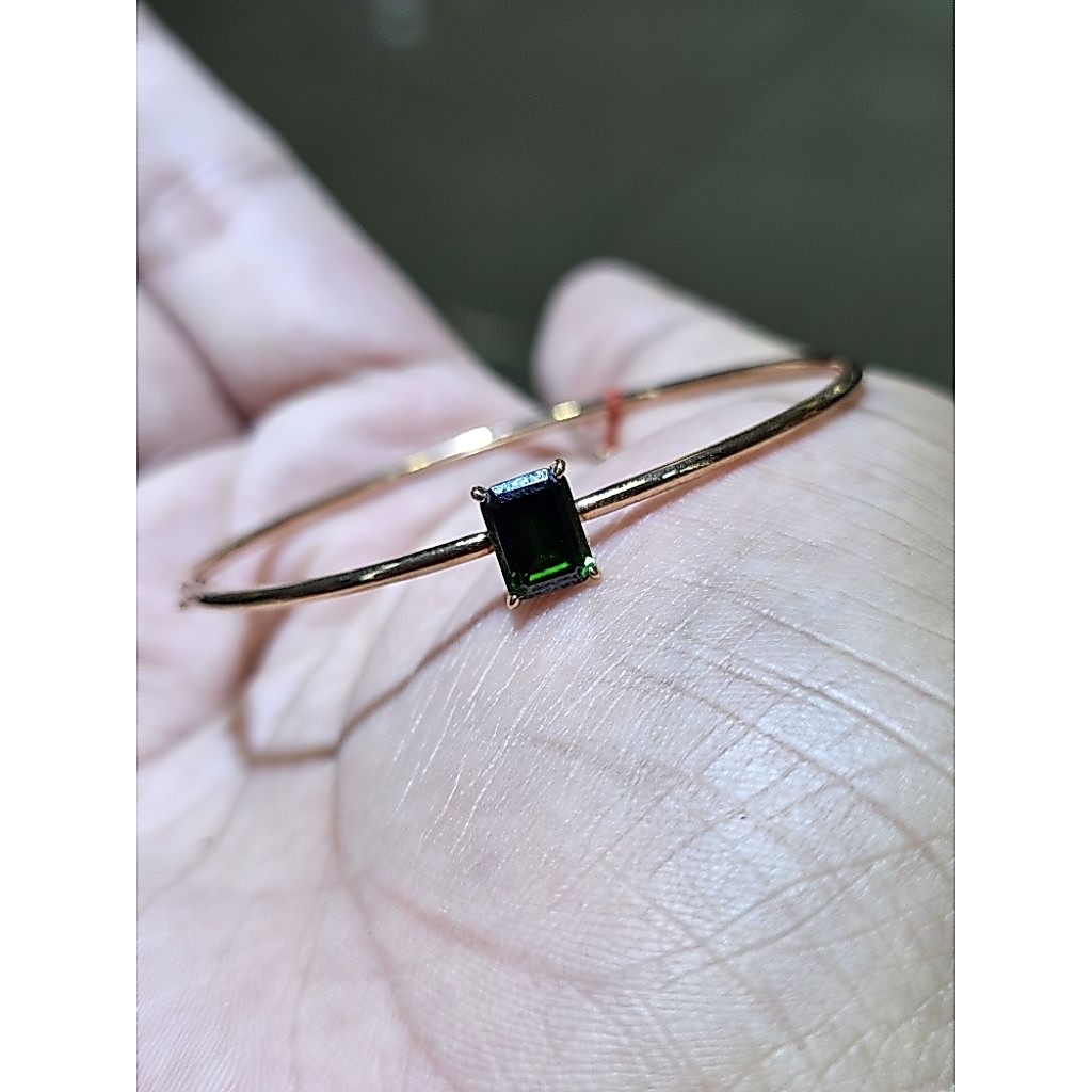 gelang bangle mata hijau simple