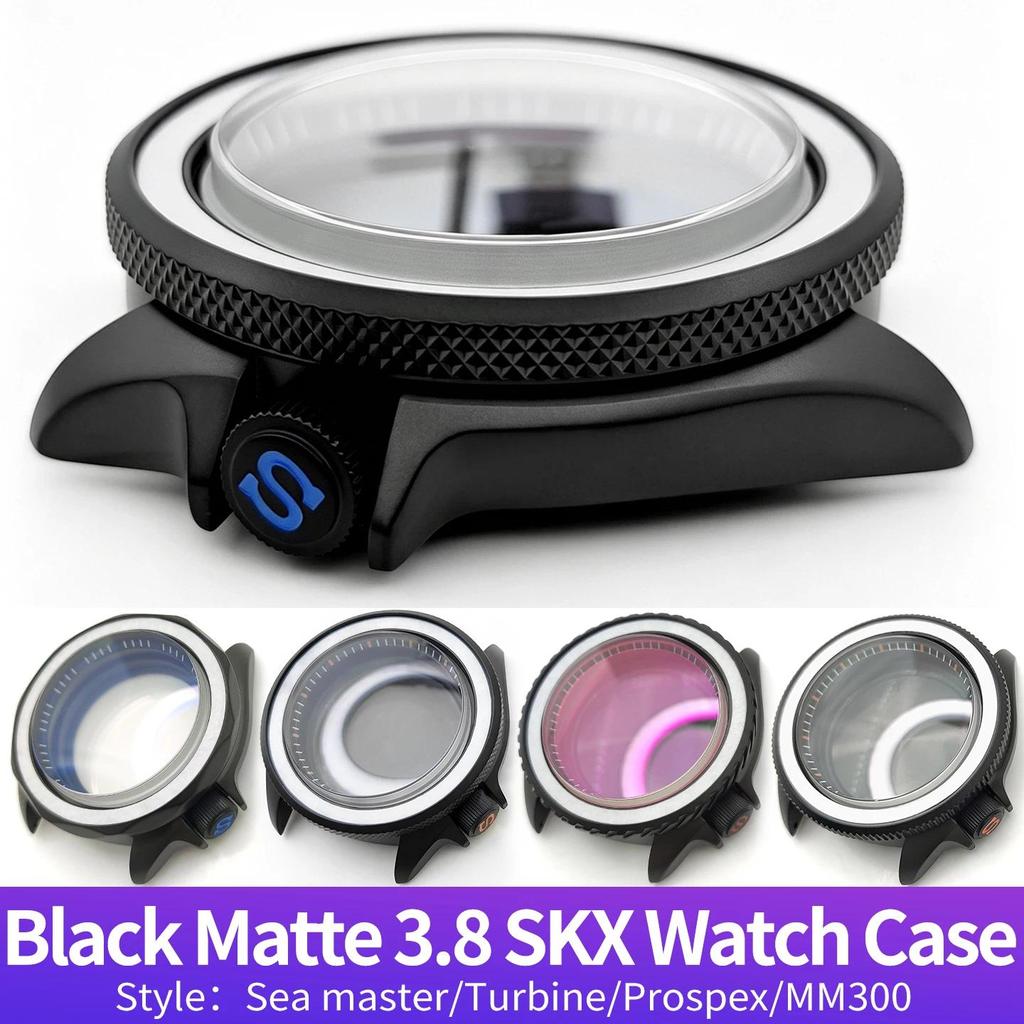 Aksesoris Jam Tangan Original Sea master/Turbine/Prospex/MM300 Matte Black Watch Case For SKX SKX007