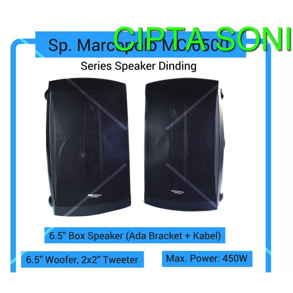 (READY STOK) Speaker Box Marcopolo Mc 6500 atau MC6500 - KUALITAS TERJAMIN