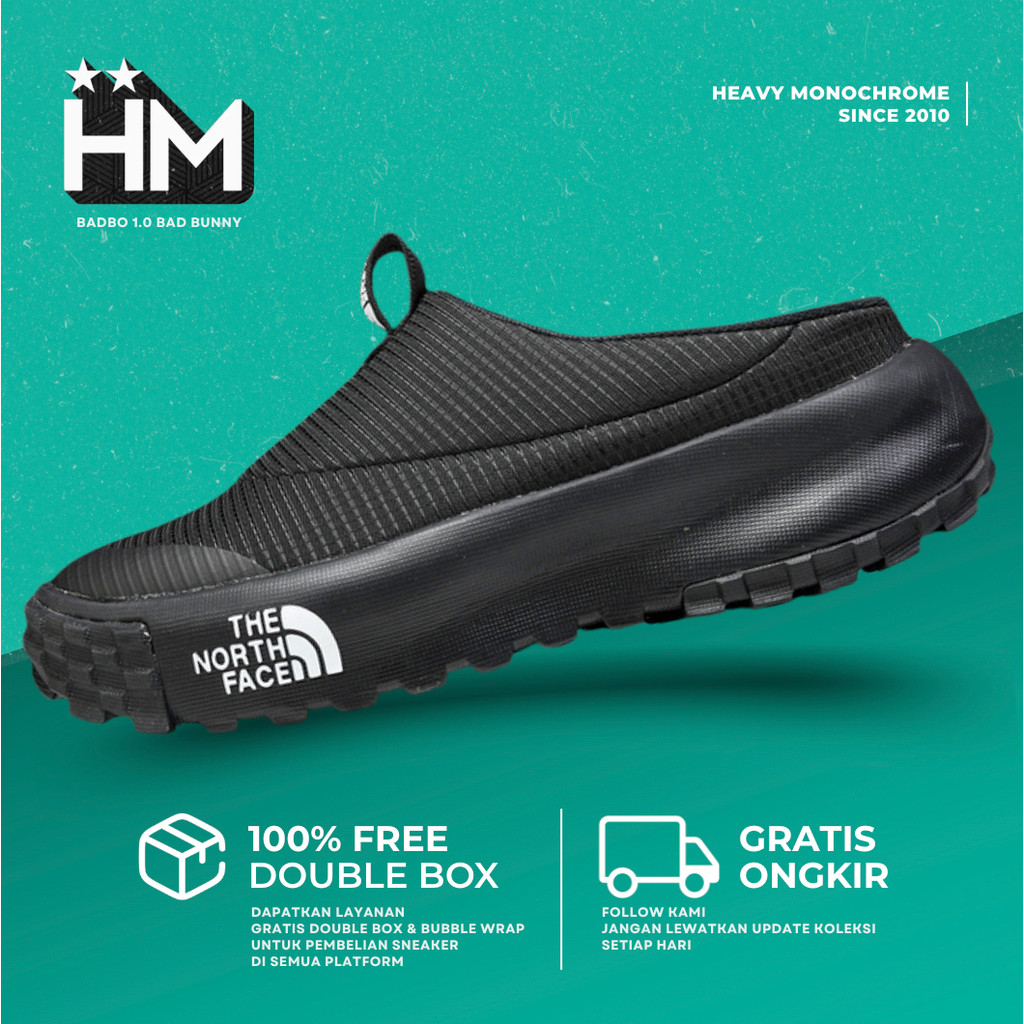 The North Face Never Stop Mule Black NFOA8A92KX7-065 (Size 36-45)