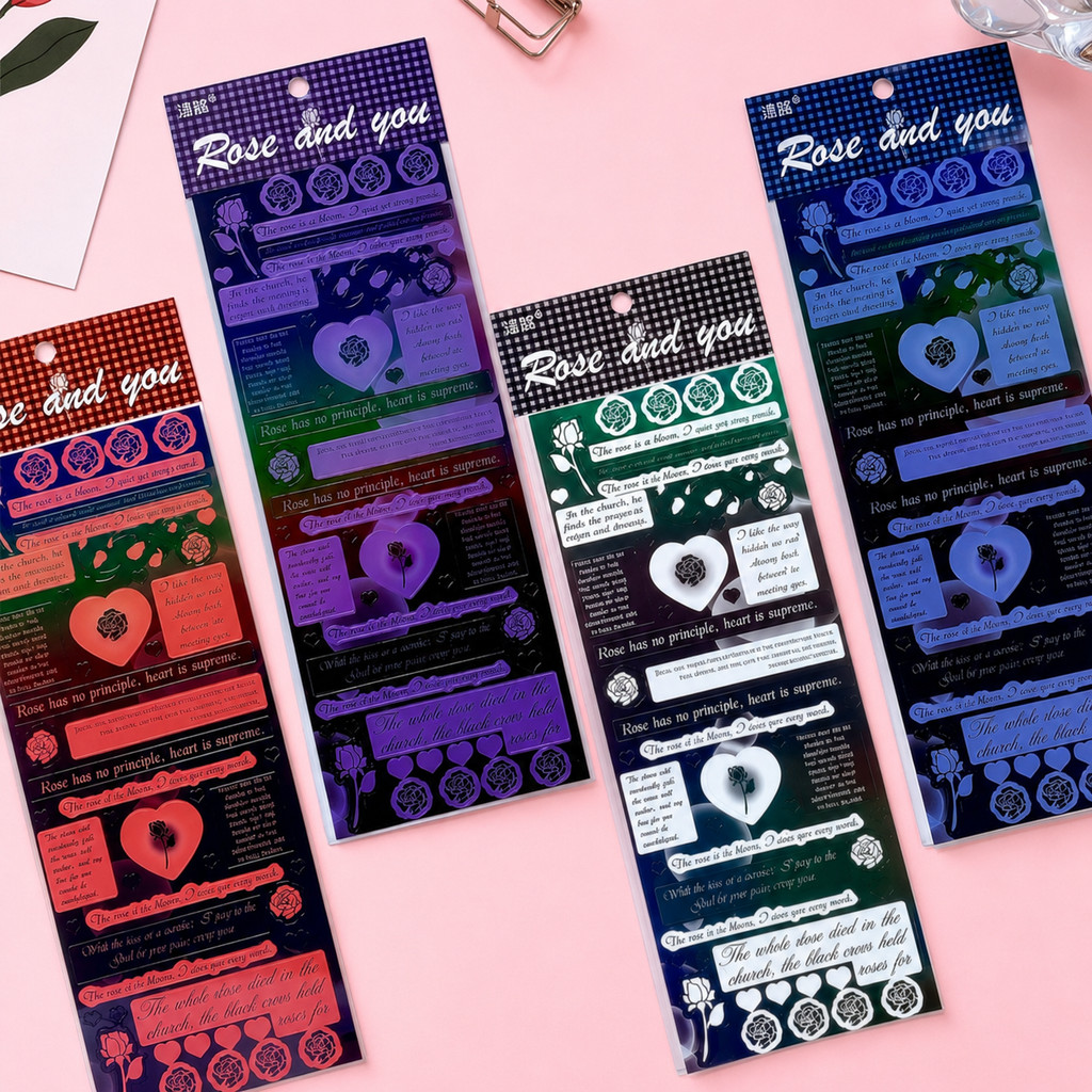 COD Stiker lucu DIY tangan akun stiker gadis tangan akun stiker dekorasi album foto-Stiker kartun