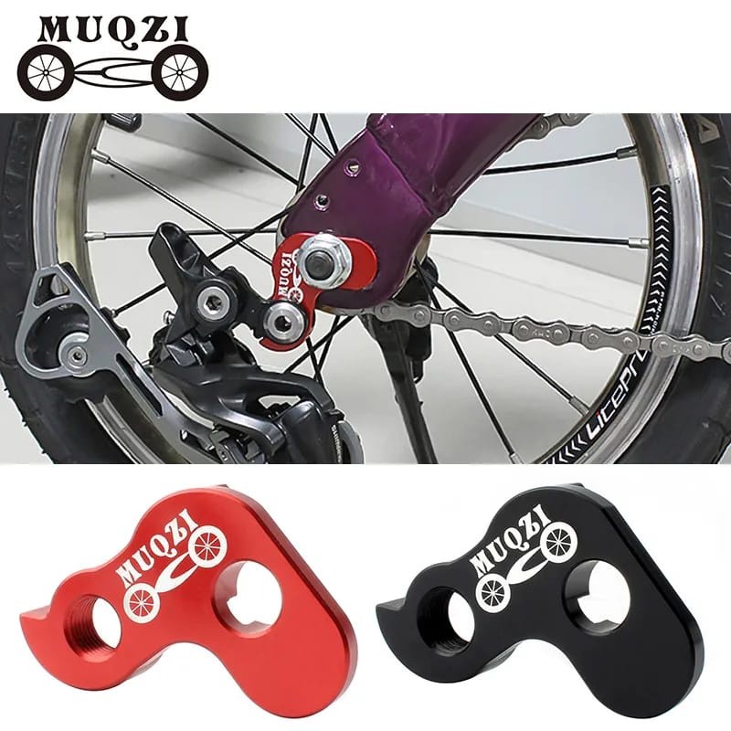 Foto Muqzi Rear End Drop Out Adaptor Dudukan Anting RD Model Lurus Sepeda Jadul Fixie Lipat