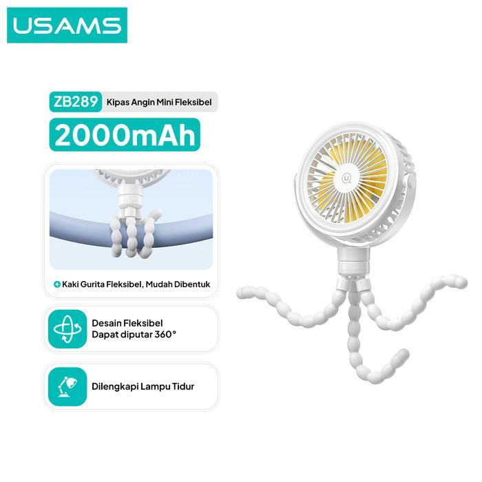 USAMS ZB289 Kipas Angin Portable Bayi & Stroller