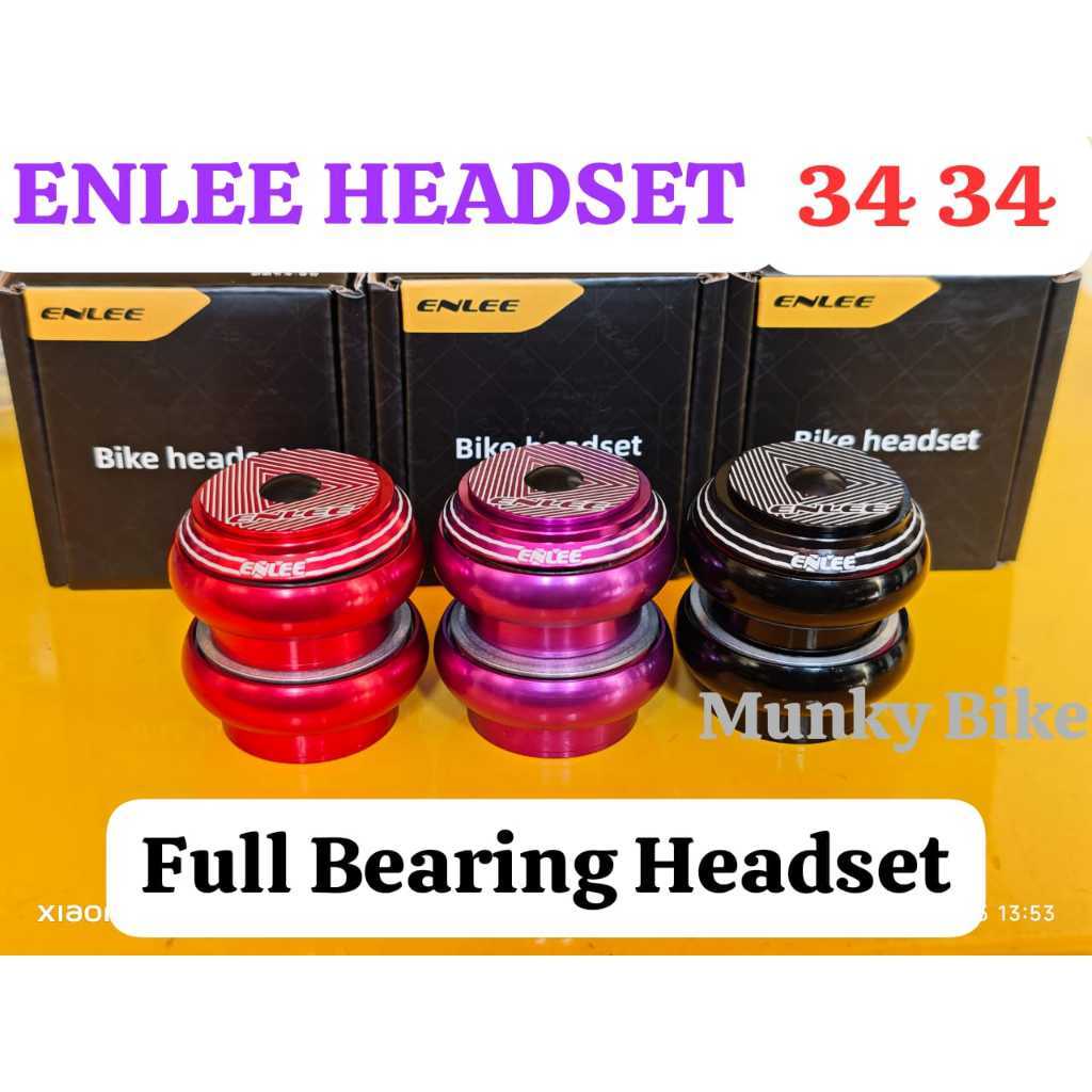 Foto Enlee Headset 34 34mm Eksternal Bearing Standar Oversize untuk Sepeda Pushbike Mtb Federal Jadul