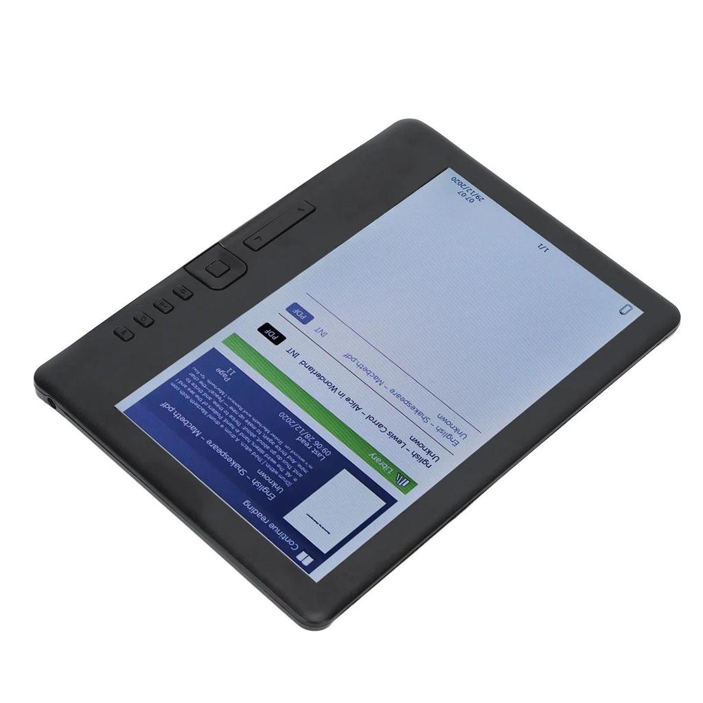 E Reader 7in Color  LCD 16:9 Screen HD 800x480 380MHz Black Protective Case Portable E Reader for EP