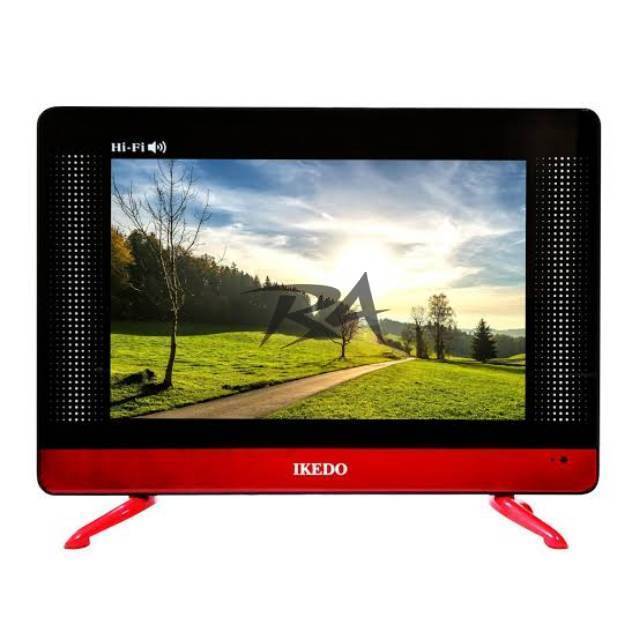 III TV LED IKEDO 15 IN INCH " M1 MUSIC SERIES MONITOR MERAH RED VGA HDMI USB MOVIE GARANSI READY ORI