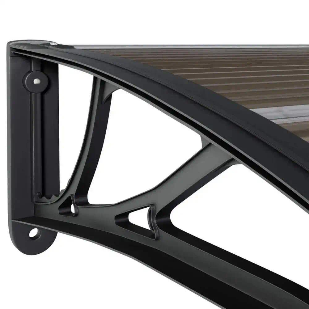 Modern Polycarbonate Carport Outdoor Car Garage Canopy Sunshade UV Protection Rain Shelter Aluminum 