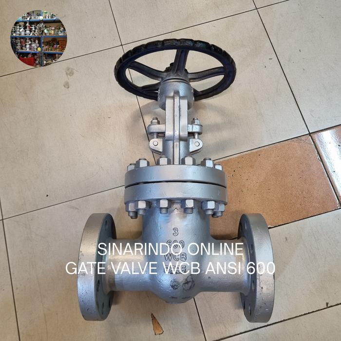 GATE VALVE 4" INCH WCB ANSI 600 FLANGE