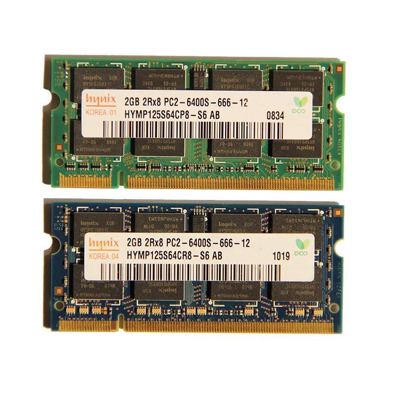 SK Hynix PC2 2GB 4GB 5300S 6400S RAM DDR2 2Rx8 667MHz 800MHz Laptop memory SODIMM