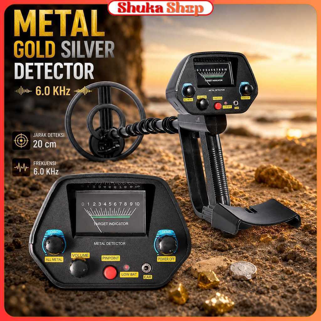 Taffware Pendeteksi Logam Metal Gold Silver Detector Finder - MD-4080