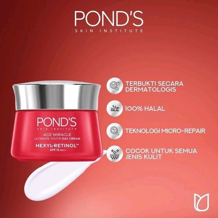 PONDS Age Miracle Day & Night Cream 9gr, hexyl retinol 20gr