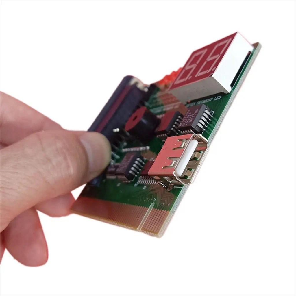 AAAE 2 Digit Bit PC Computer Motherboard Diagnostic Card USB PCI LCD Error Code Display Tester Analy