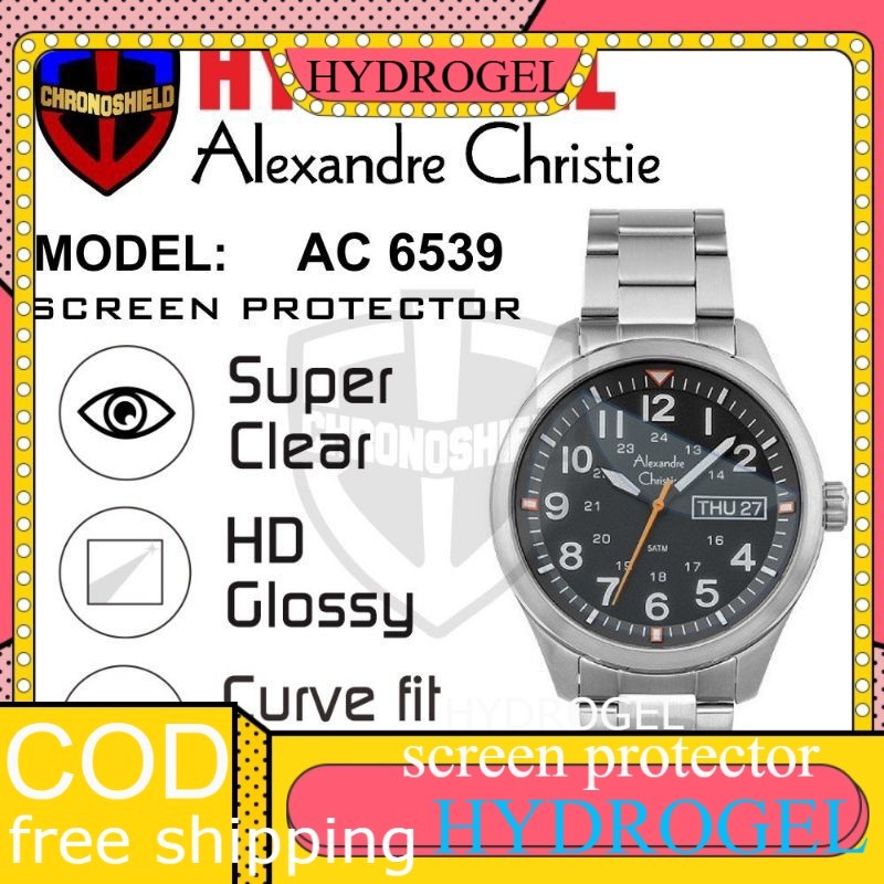 Antigores Jam Tangan Alexandre Christie AC6539 AC 6539 Hydrogel