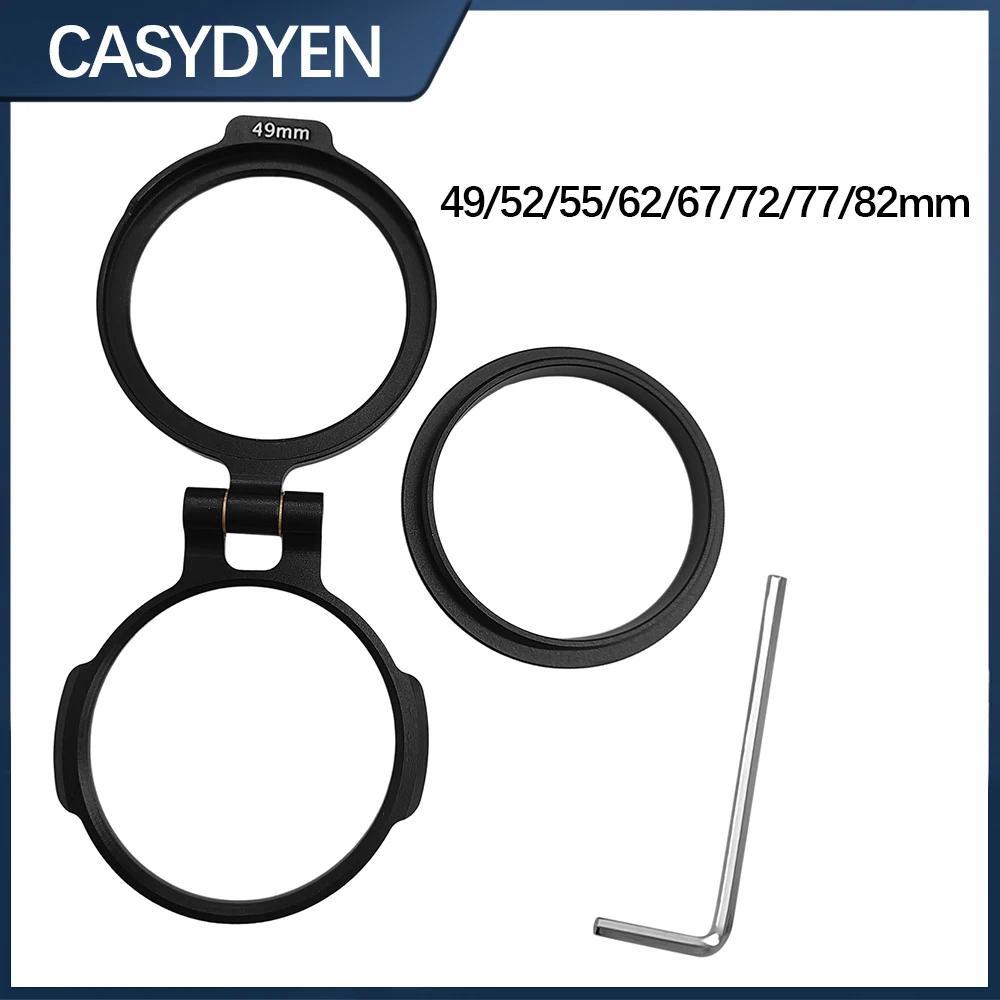 49/52/55/62/67/72/77/82mm Camera Lens Adapter Flip ND Filter Switching Bracket Quick Release Mount F