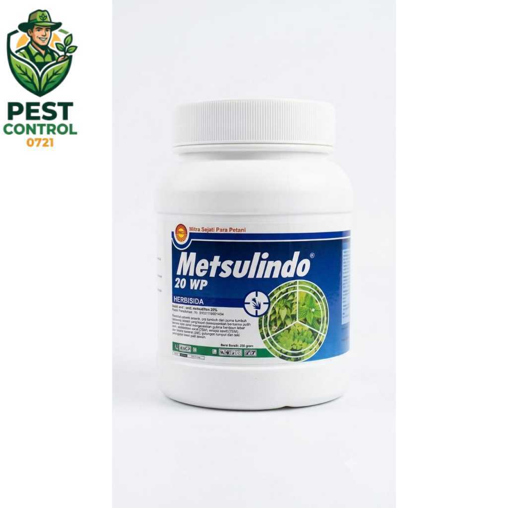 HERBISIDA METSULINDO 20 WP 250 GRAM | METSULFURON METHYL PENGENDALI GULMA PERTANIAN | PEMBASMI TUNAS