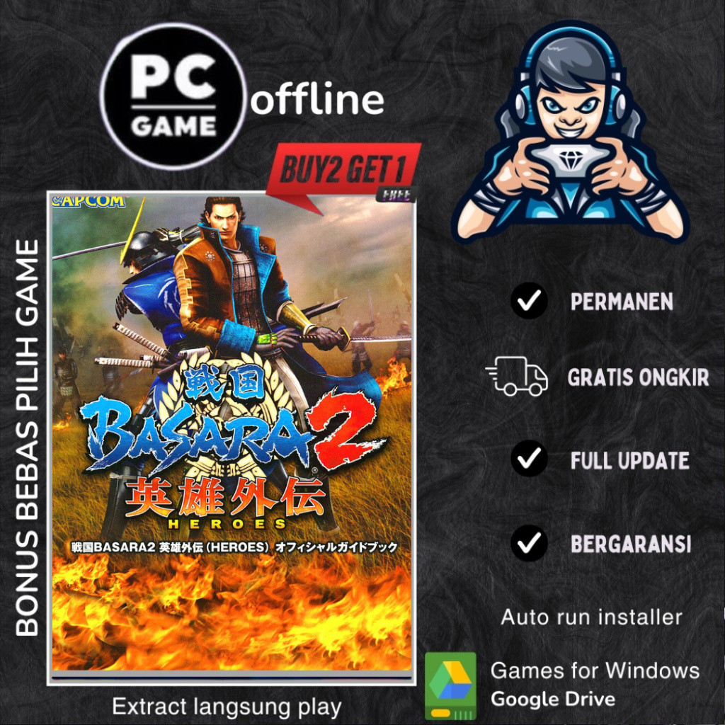 BASARA 2 HEROES - GAME PC - GAME LAPTOP - GAME OFFLINE