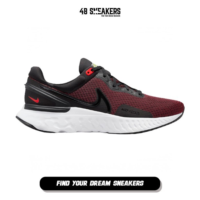 Sepatu Lari Pria React Miler 3 Black Siren Red (DD0490-003)