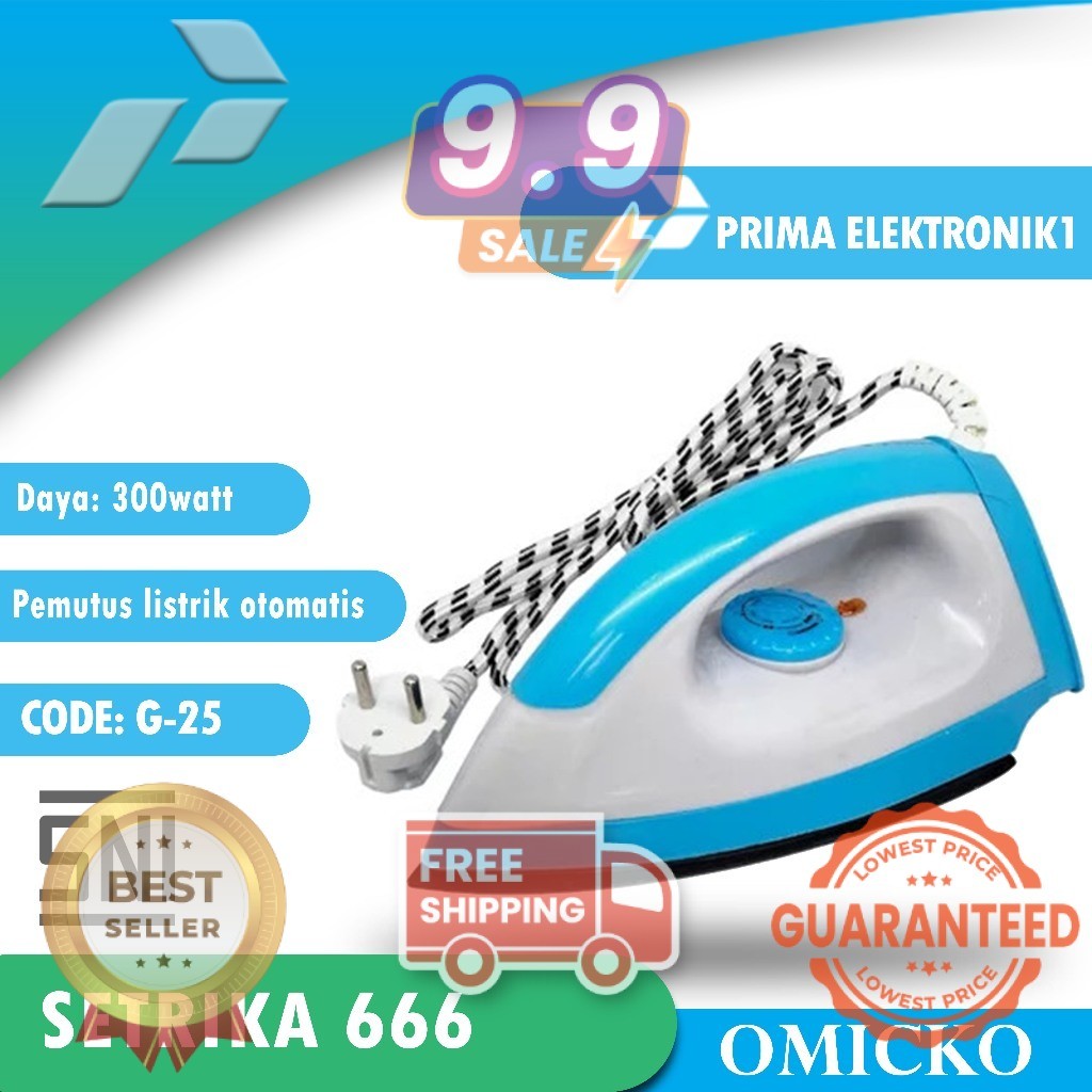 SETRIKA ELECTRIC TRISONIC T-108 PRIMA SHOOP 2 PE 1