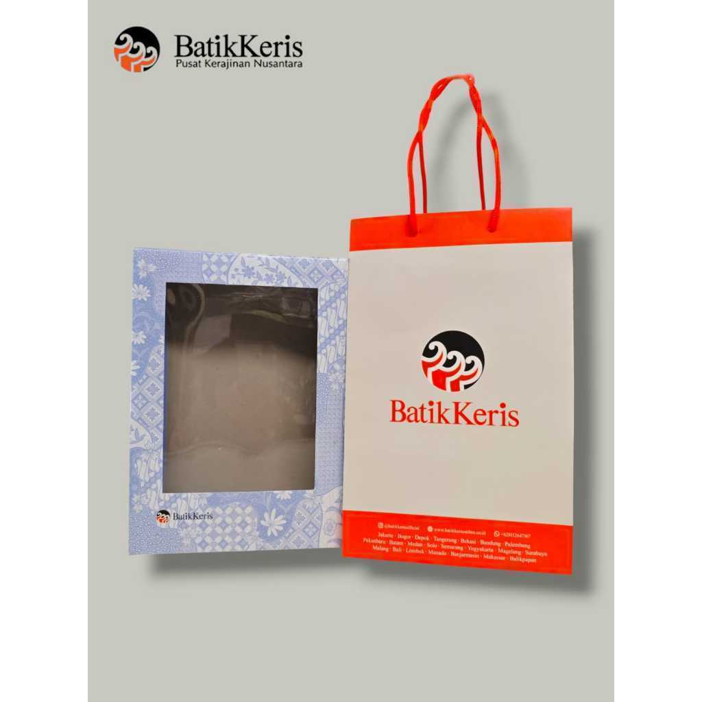 Batik Keris Box Souvenir Kecil Motif Corak Batik