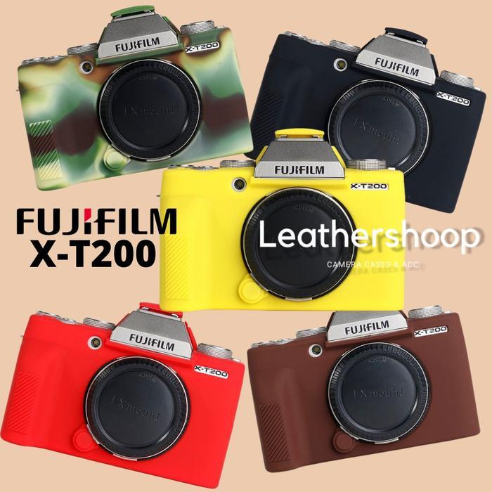 Fujifilm XT200 Fuji X-T200 Softcase cover silicone - Army