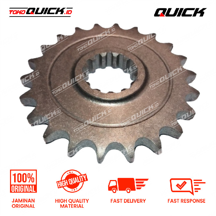 GIR/GIGI RANTAI UTAMA RTH/RTH-MAIN SPROCKET 22 T, CAKAR BAJA (SP)