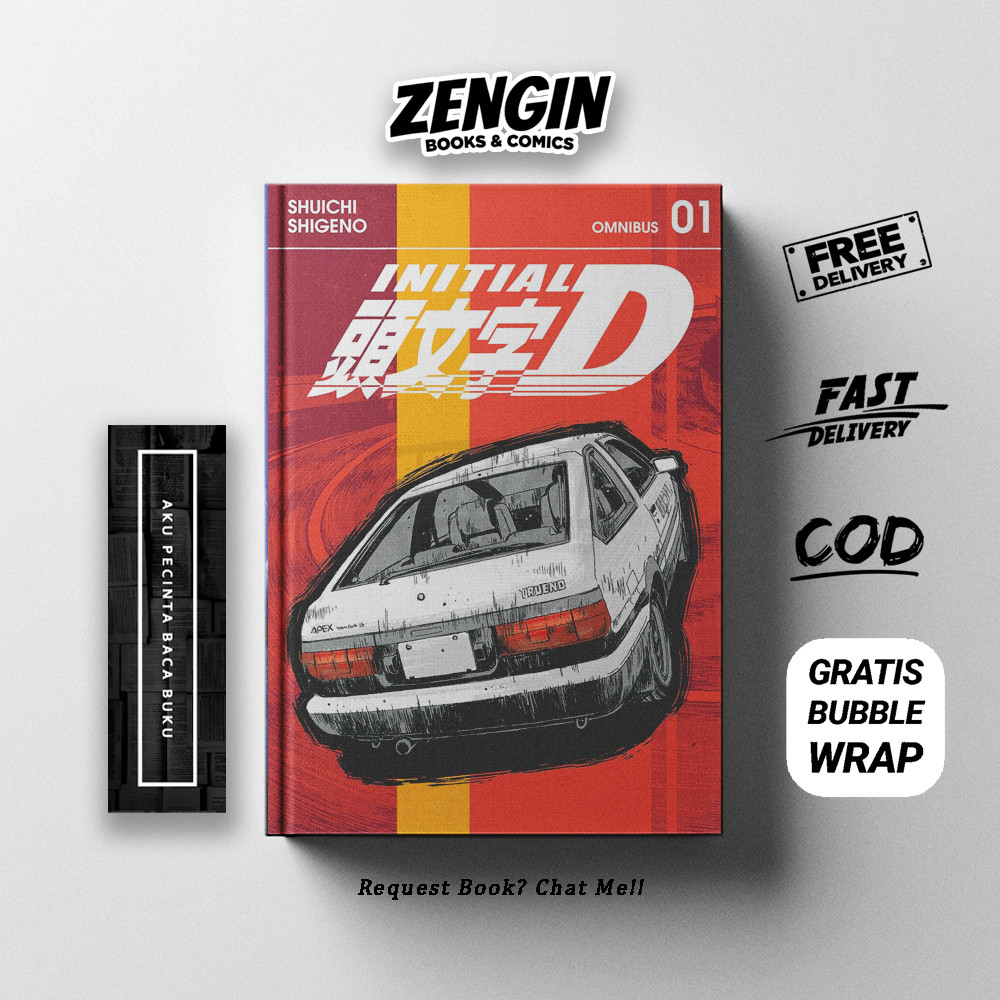 Komik Manga Initial D ( Omnibus Edition ) | English