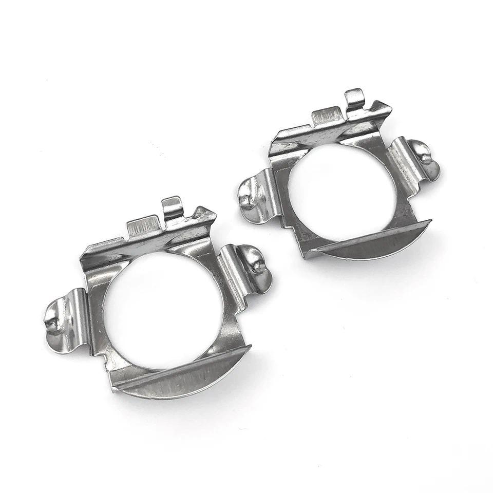 Car H7 LED headlight adapter for MercedesBenz C B GLA ML class H7 Metal retainer clips fastener for 