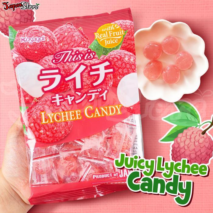 Kasugai Lychee Candy [Permen Leci] - Kasugai Lychee Candy