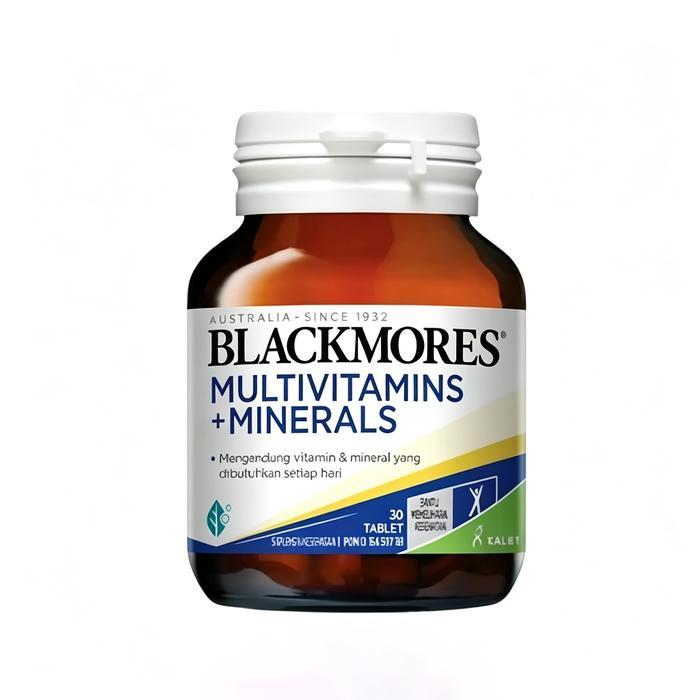 [ Stok Terbaru ] BLACKMORES Multivitamin+Mineral 30 Tabs Vitamin Lengkap Daily Energy lmmune Support