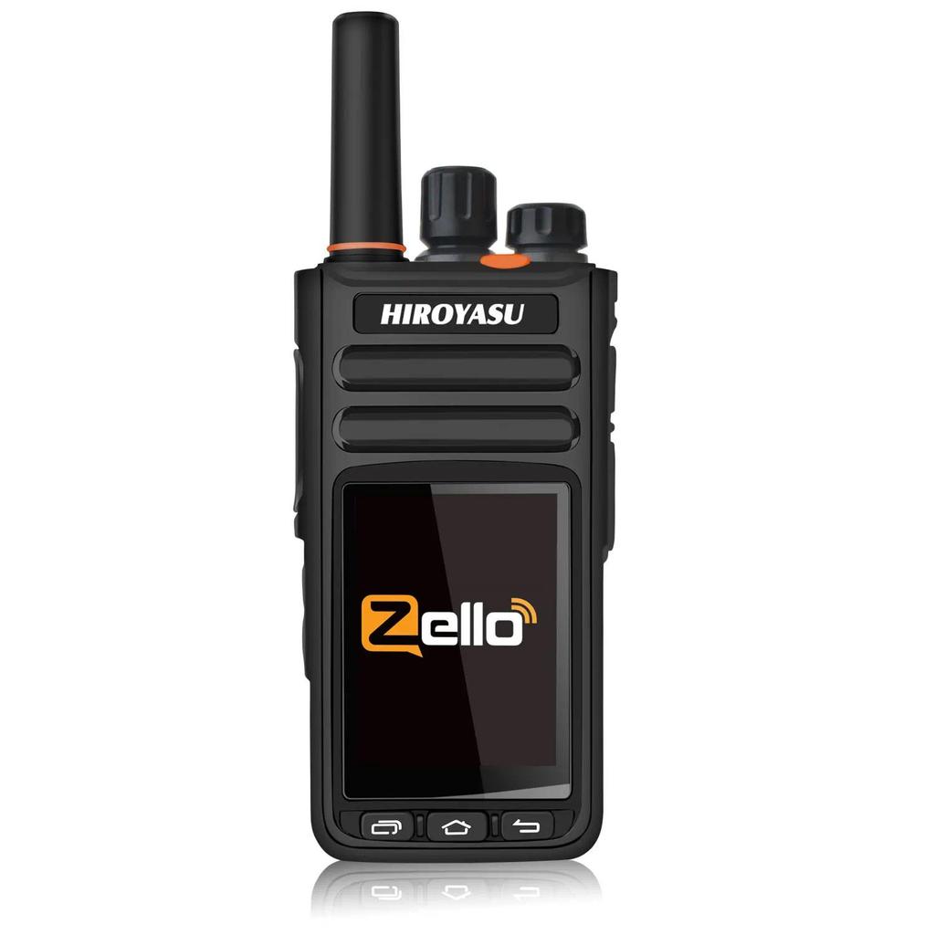 HIROYASU HI-B8 PoC Radio WIFI 2G 3G 4G Cellular Network Zello Walkie Talkie 2GB+16GB 2.4” Touch Scre